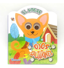 Cargar imagen en el visor de la galería, Set de 4 Libros Ojos Saltarines - Animales Jungla, Mar, Granja, Hogar