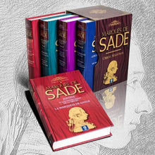Cargar imagen en el visor de la galería, Marqués De Sade - Estuche Obras Completas - 4 Libros Pasta Dura