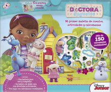 Cargar imagen en el visor de la galería, Mi primer maletín de cuentos, actividades y calcomanías - Doctora Juguetes
