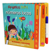 Cargar imagen en el visor de la galería, Pequeños genios - Números locos - Libro borrable