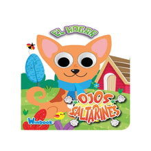 Cargar imagen en el visor de la galería, Set de 4 Libros Ojos Saltarines - Animales Jungla, Mar, Granja, Hogar
