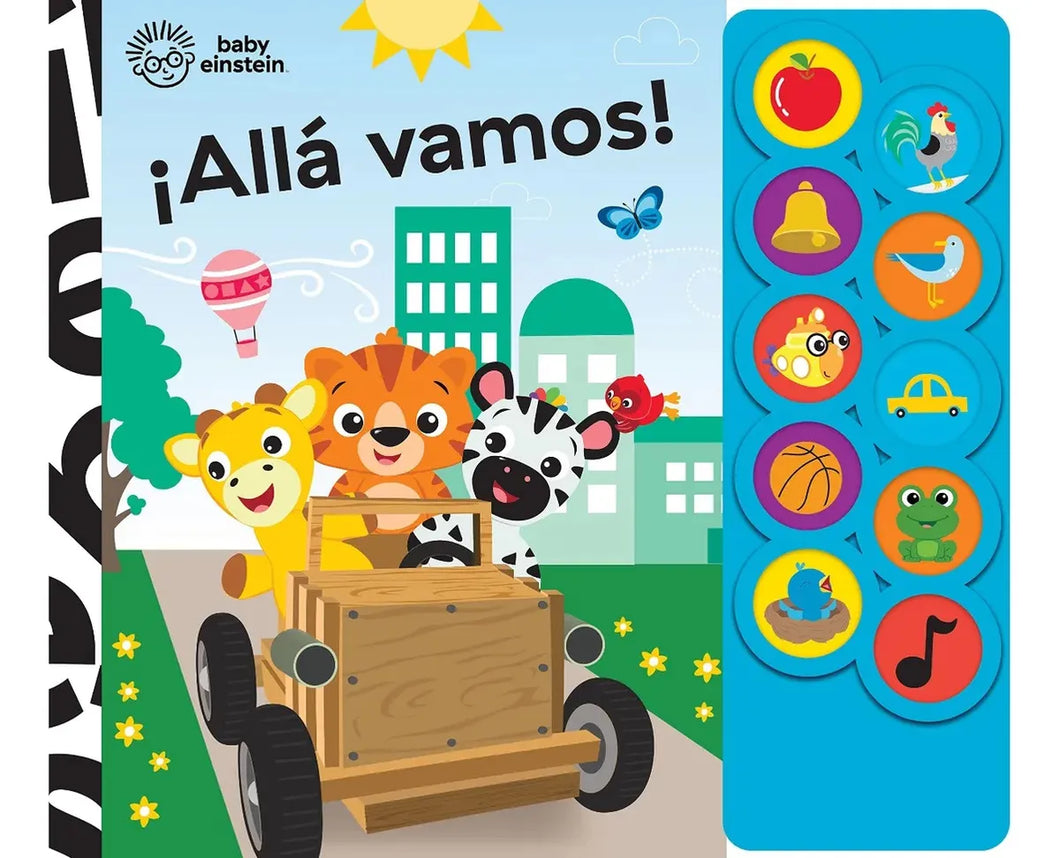 Baby Einstein ¡Allá Vamos! - Libro Interactivo con Sonidos