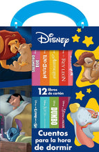 Cargar imagen en el visor de la galería, Estuche De 12 Libros De Cartón Pasta Dura - Disney Cuentos Para La Hora de Dormir
