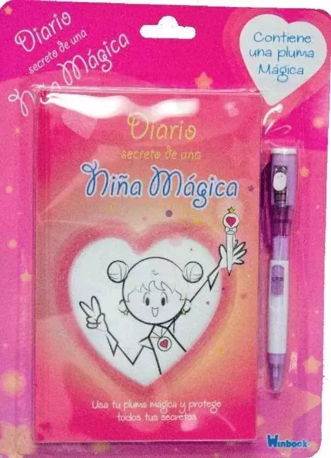 Diario Secreto De Una Niña Mágica - Con Pluma Mágica