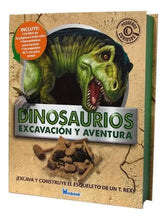 Cargar imagen en el visor de la galería, Kit Libro de Dinosaurios - Excavación Paleontología
