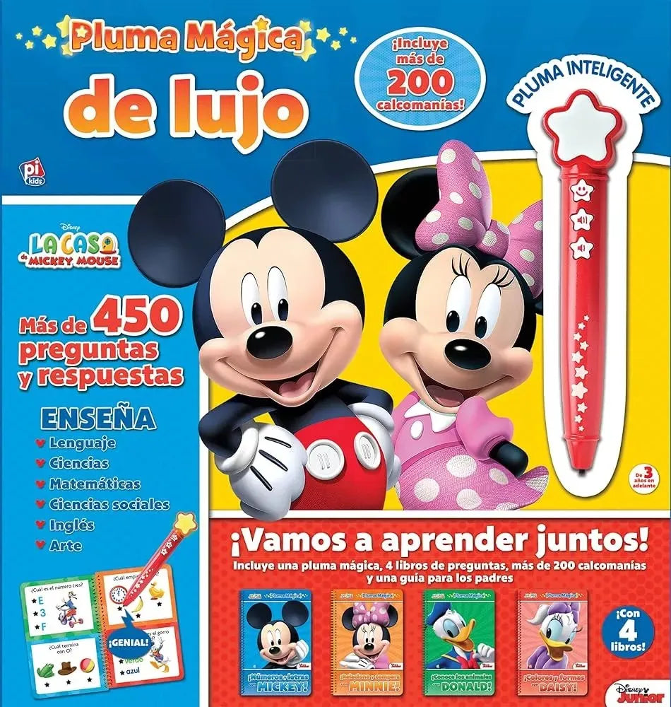 Libros Interactivos - Pluma Mágica De Lujo Mickey Mouse