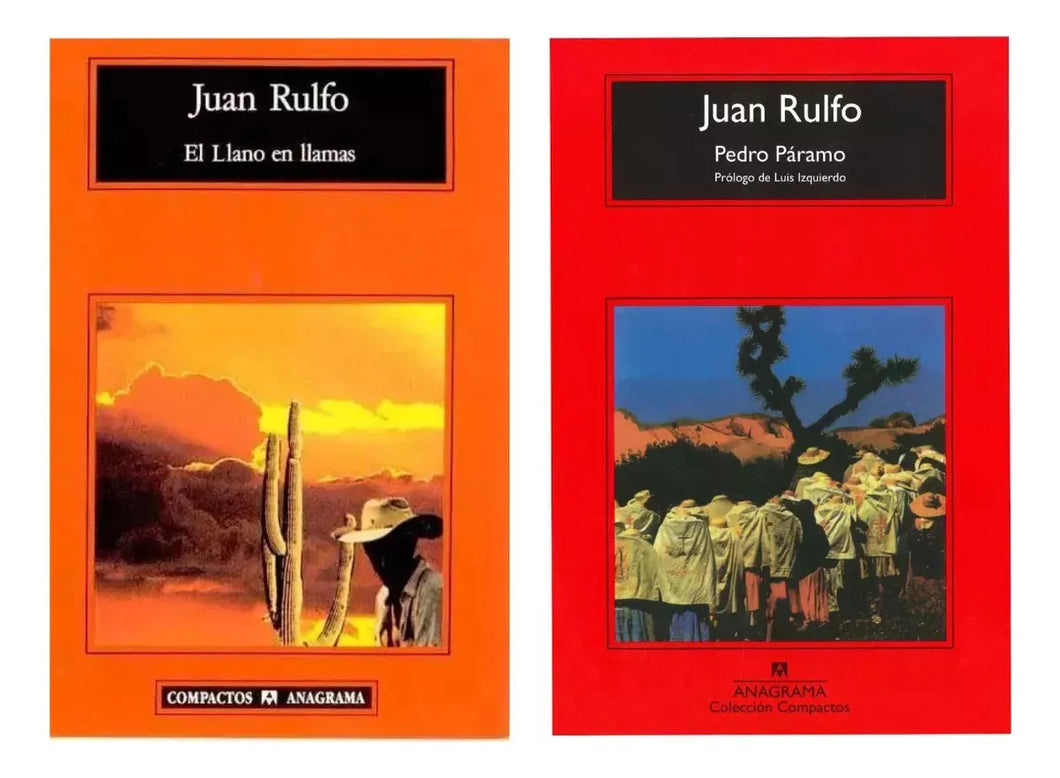 Set 2 Libros Juan Rulfo - Pedro Páramo / Llano En Llamas - Bolsillo