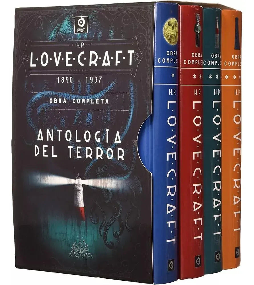 H.p. Lovecraft - Estuche Obras Completas - Antología Terror