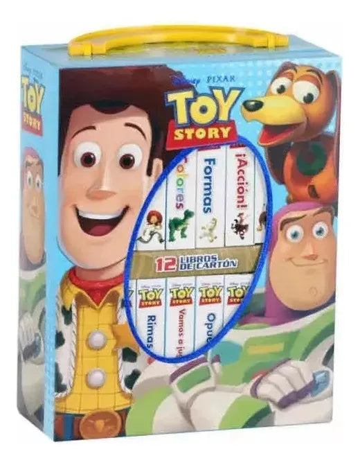 Estuche De 12 Libros De Cartón Pasta Dura - Toy Story