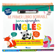 Cargar imagen en el visor de la galería, Mi primer libro borrable - Aprender Inglés
