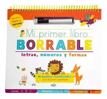 Cargar imagen en el visor de la galería, Mi primer libro borrable - Letras, Números y Formas

