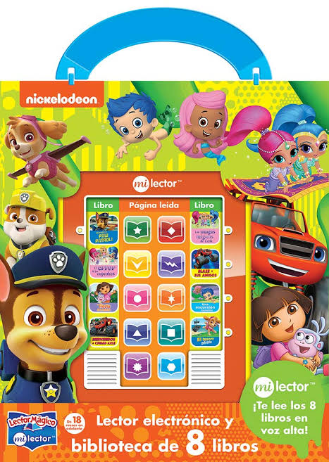 8 Libros + Lector Electrónico - Nickelodeon
